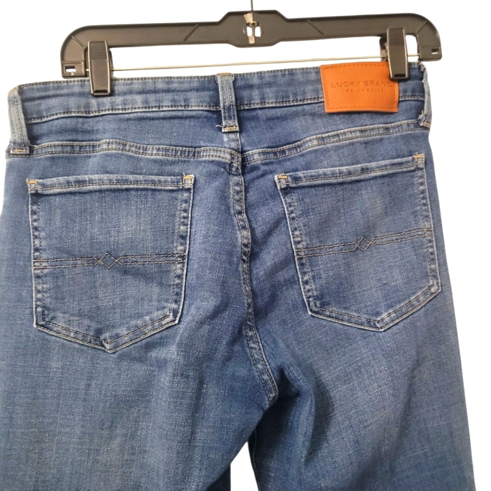 Lucky Brand Blue Distressed Jeans Size 8/29  Ankle - Picture 4 of 7